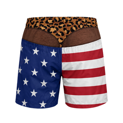 Beach Bum - Fake Butt Swim Trunks