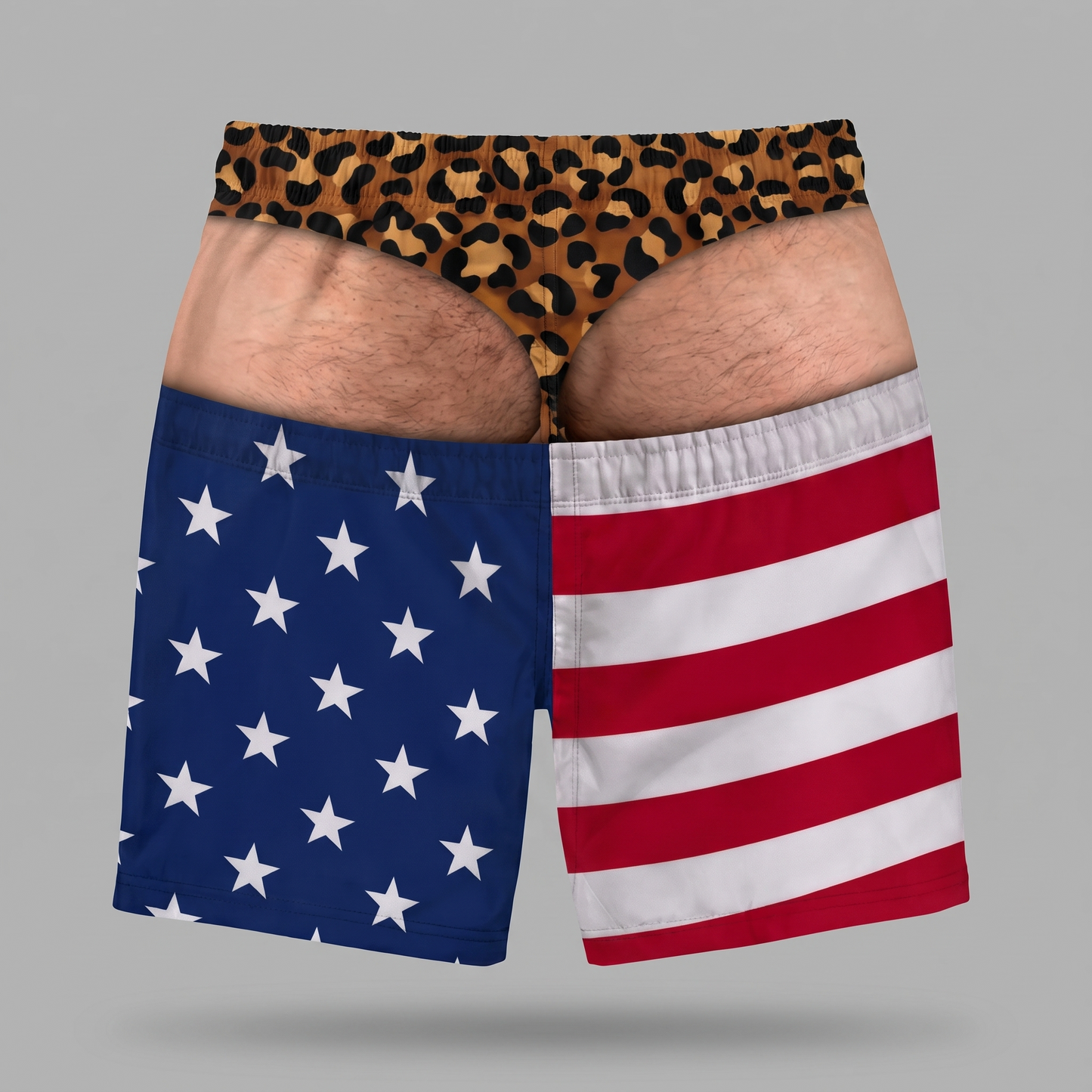 Beach Bum - Fake Butt Swim Trunks