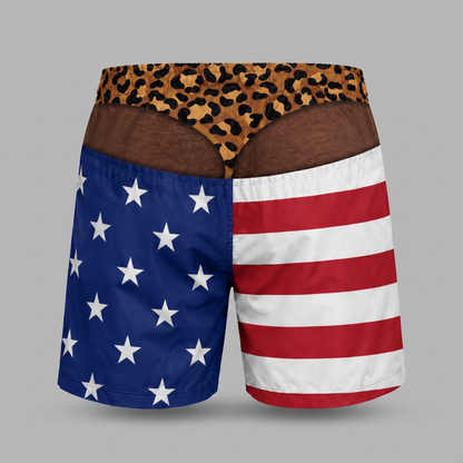 Beach Bum - Fake Butt Swim Trunks