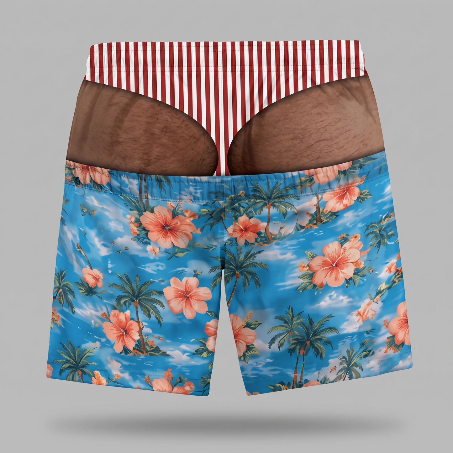 Beach Bum - Fake Butt Swim Trunks