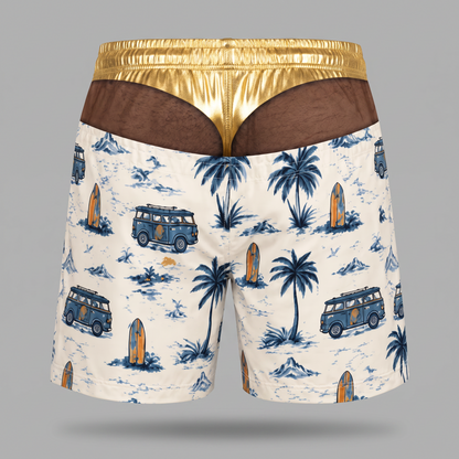 Beach Bum - Fake Butt Swim Trunks